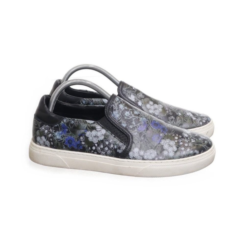 HM x Erdem floral leather slip ons